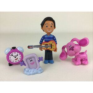 Blues Clues Play Along Friends Figures 5pc Lot Josh Tickety Magenta Just Play